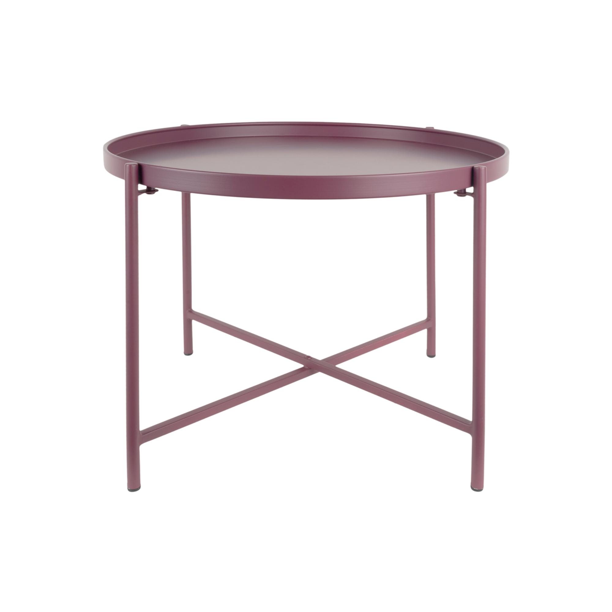 Leitmotiv salontafel Meseta - paars - 50x50x38.5cm