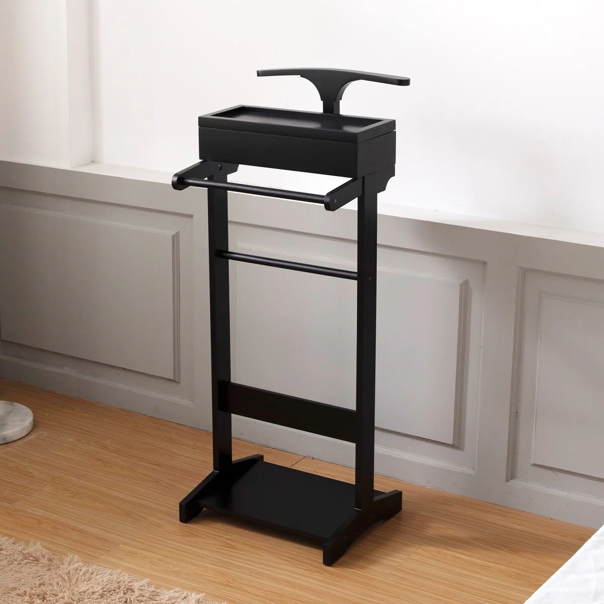 Black Portable Garment Rack
