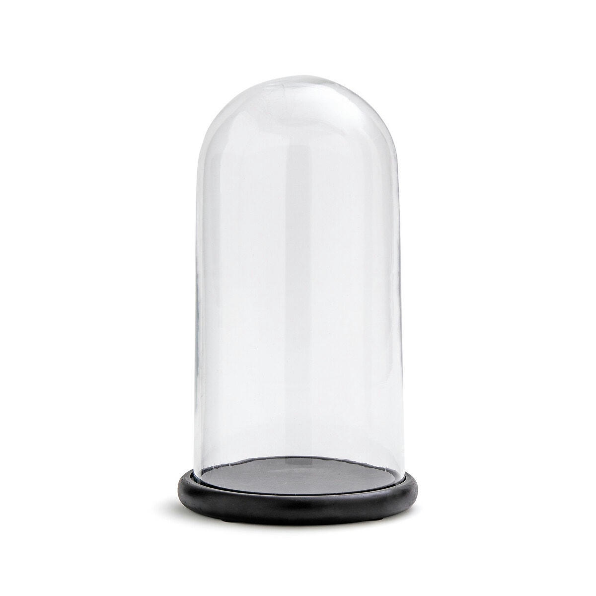 Cloche en verre avec socle noir Campa