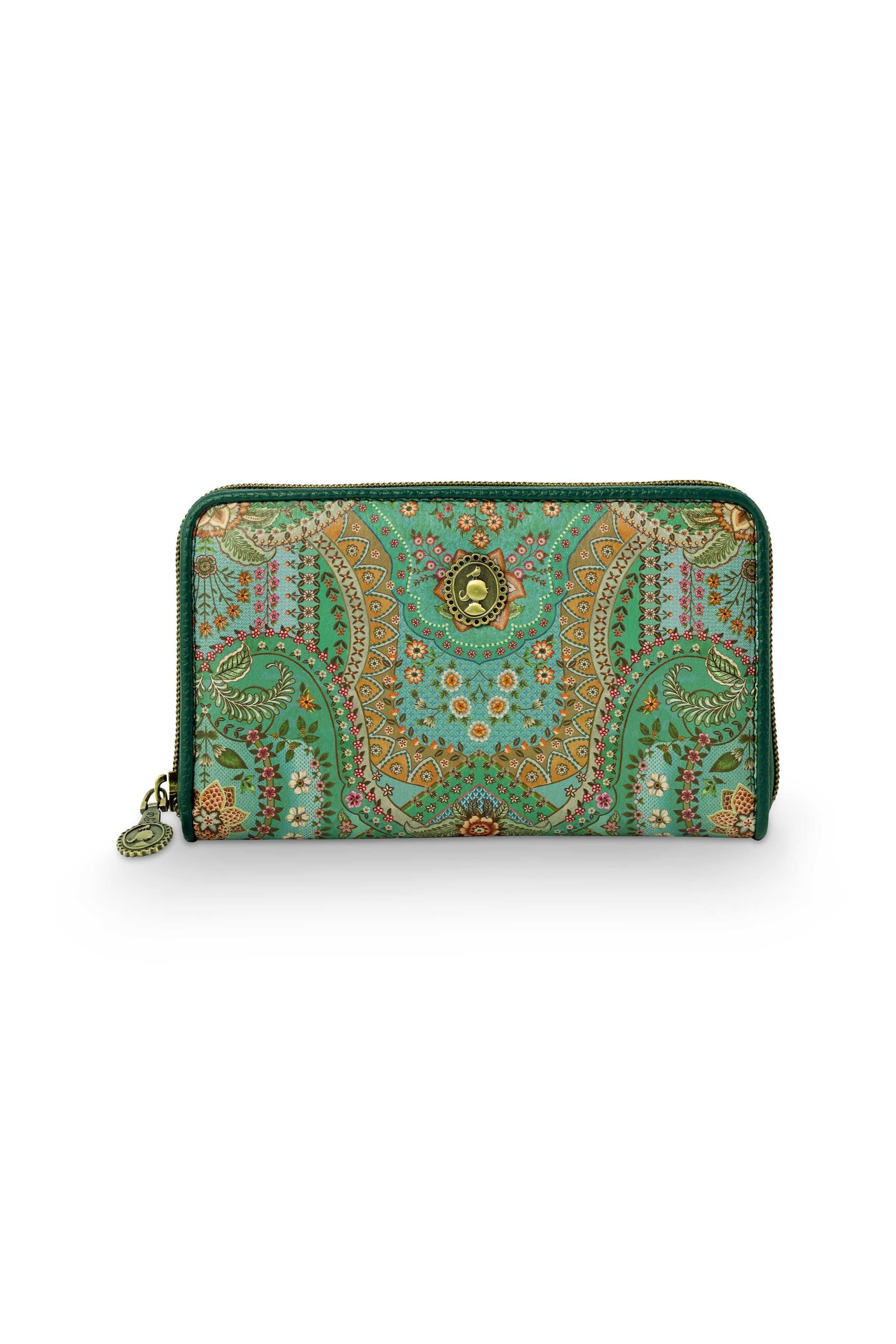 Pip Studio - Willow Portemonee Dames - Jabali - Groen - 18x3x11cm