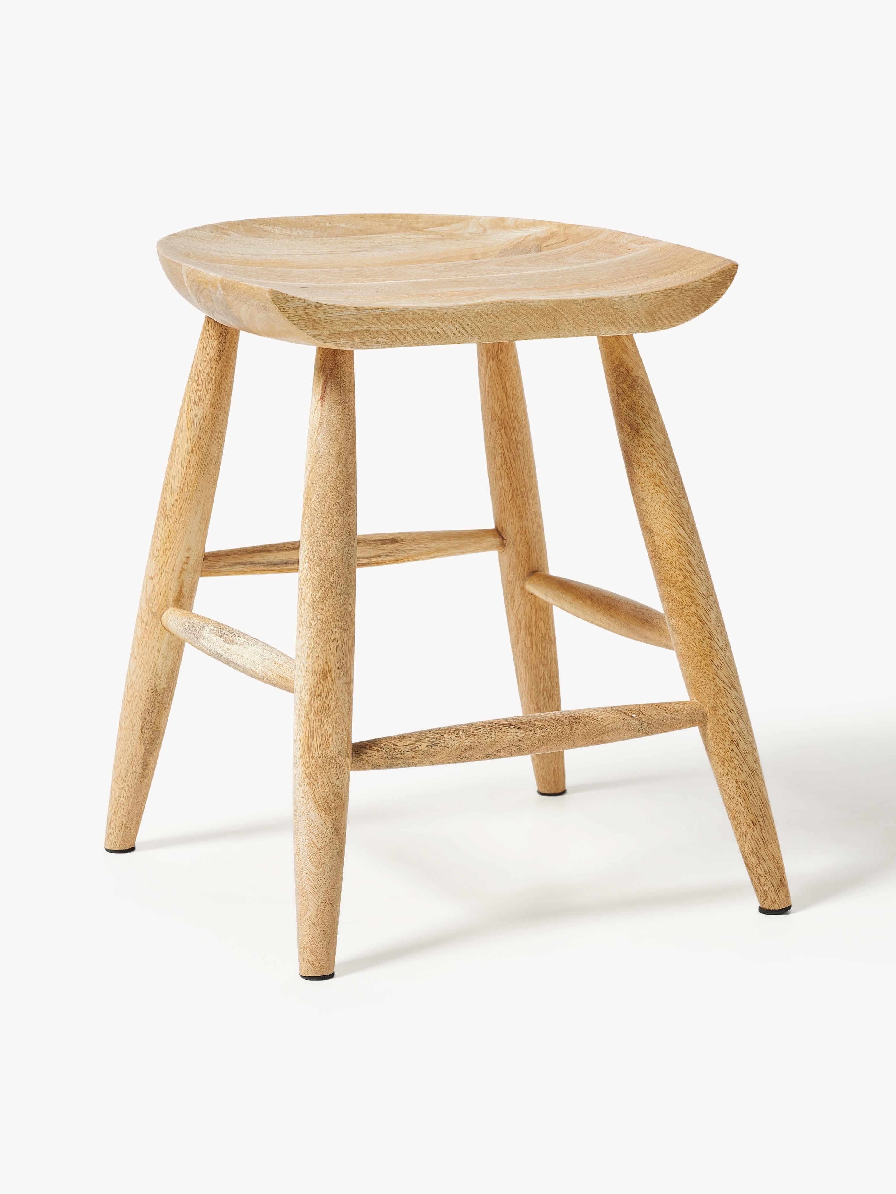 Hocker Nino aus Mangoholz