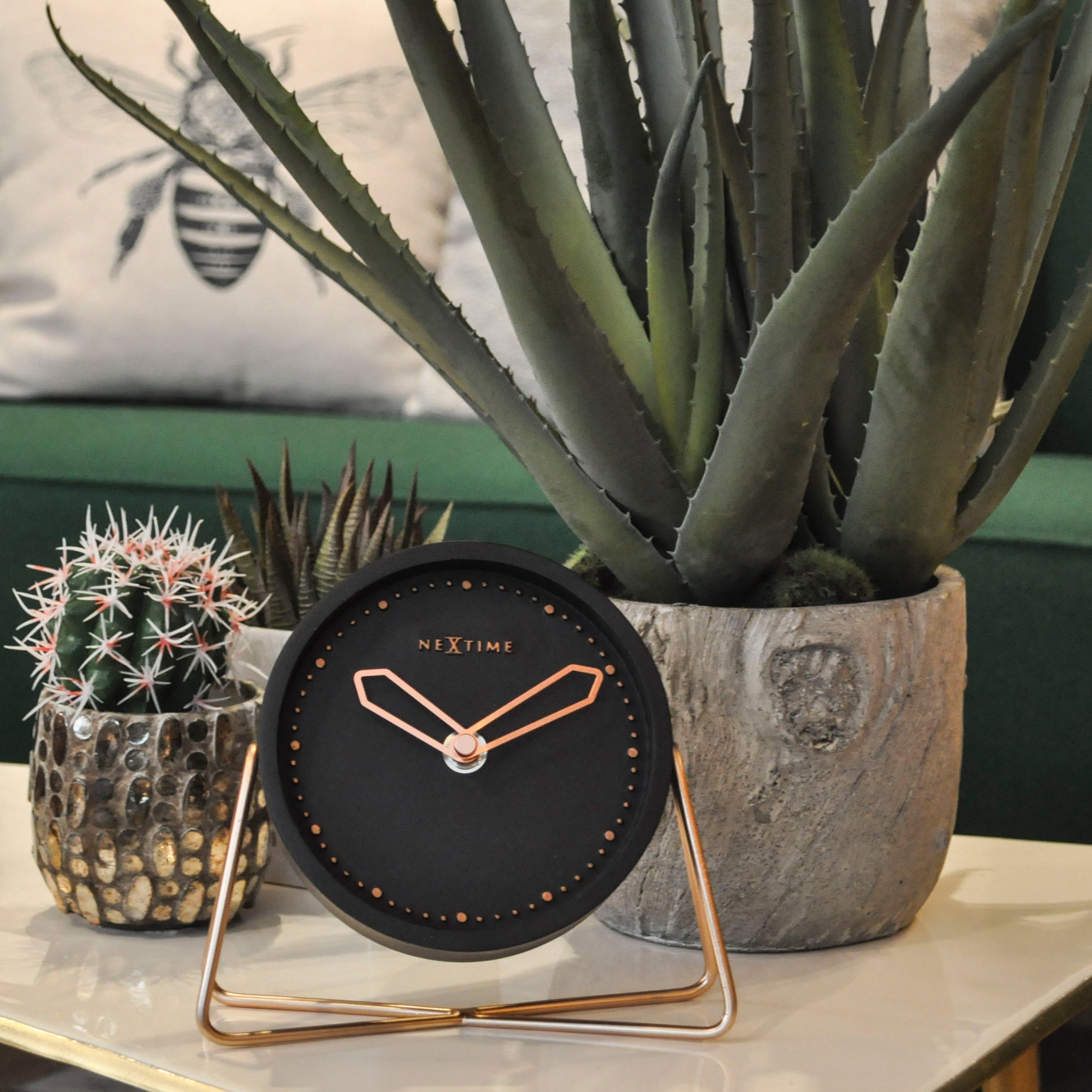 NeXtime Cross Table Tafelklok Ø 17,5 cm