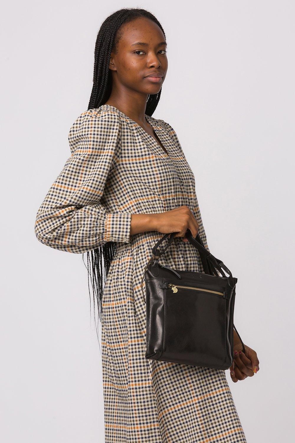 Conkca London Rego' Leather Cross Body Bag