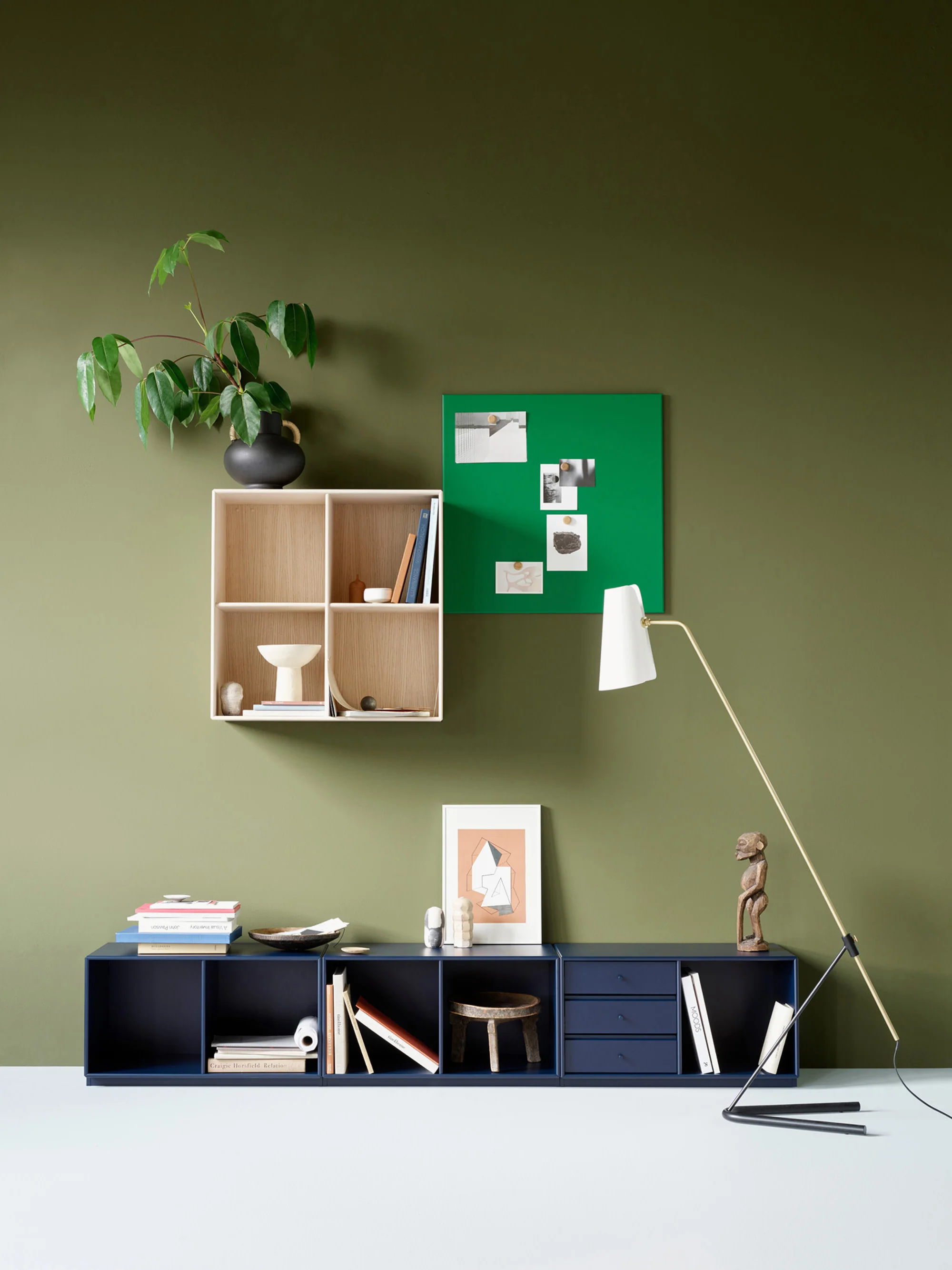 Memoboard Montana mit 5 Magneten