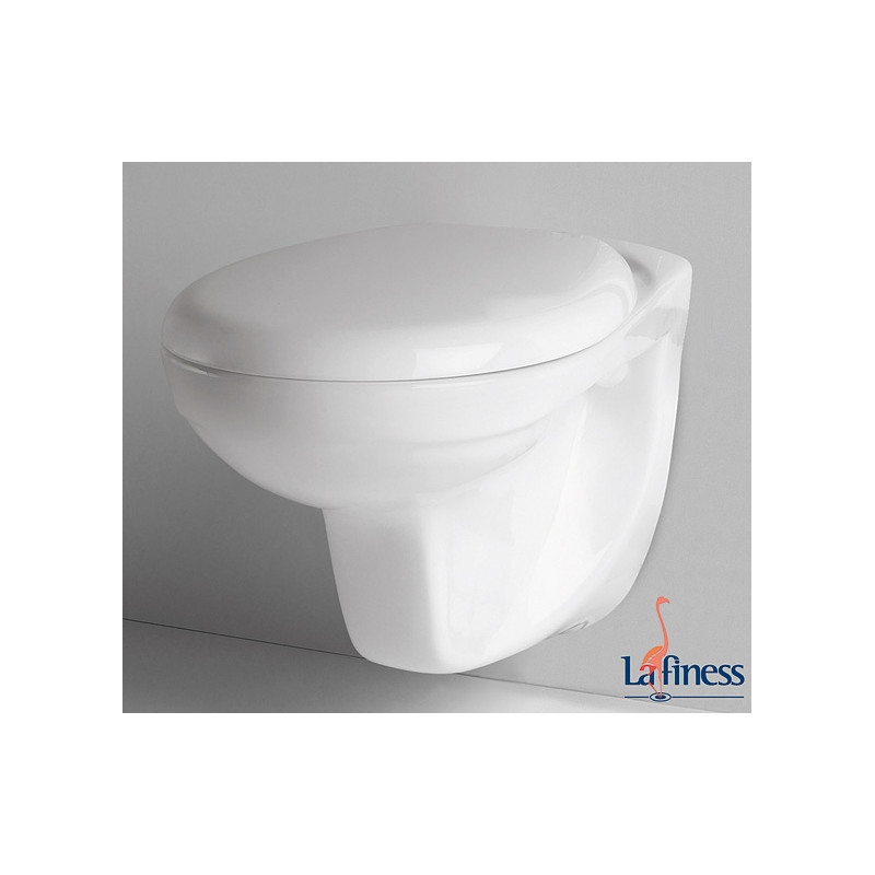 Cuvette suspendue avec abattant de toilette inclus LAFINESS