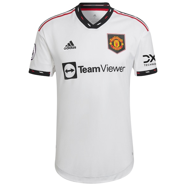 Manchester United adidas 2022/23 Away Blank Authentic Jersey - White