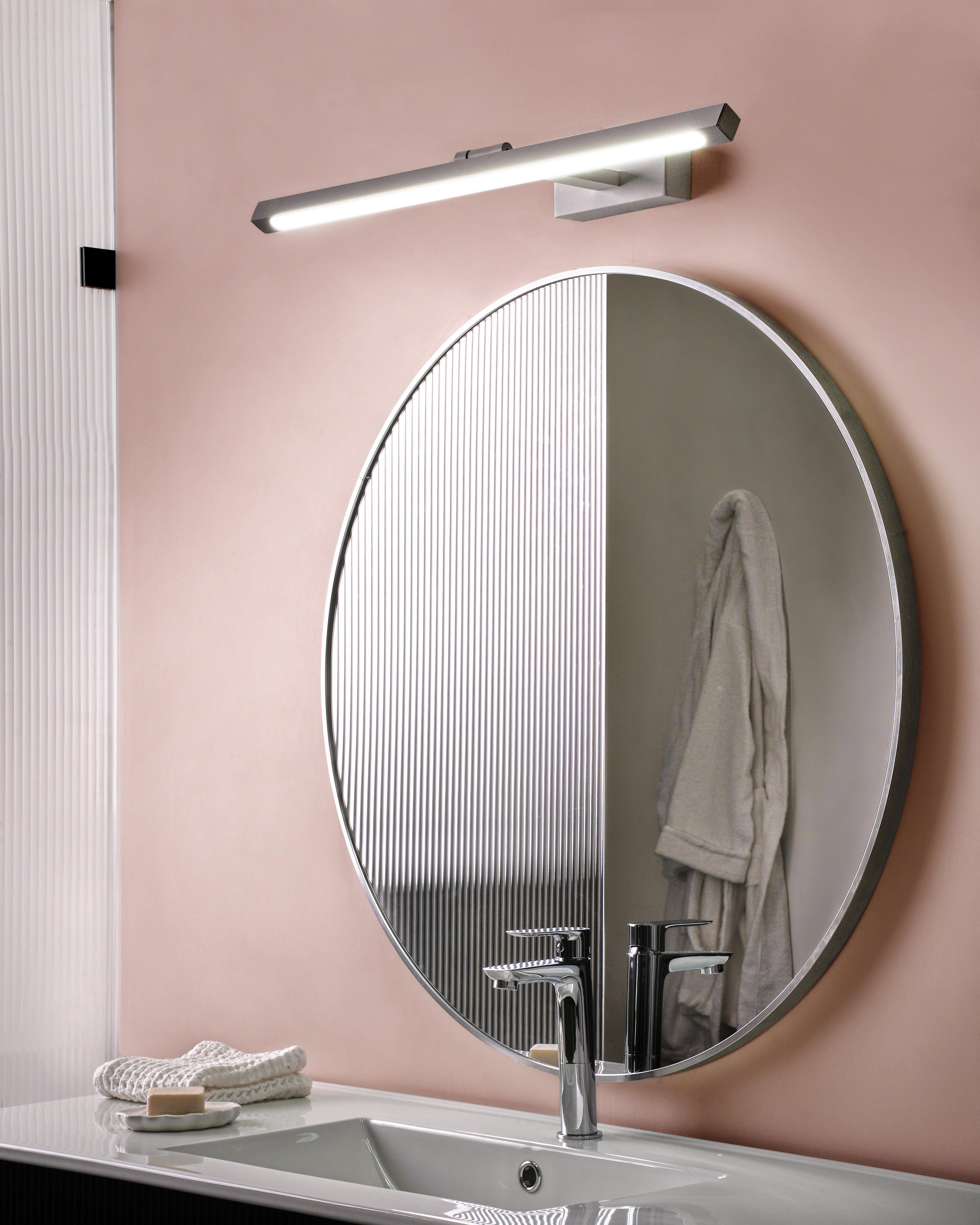 Picture and Mirror LED Light ARROS Metal White
