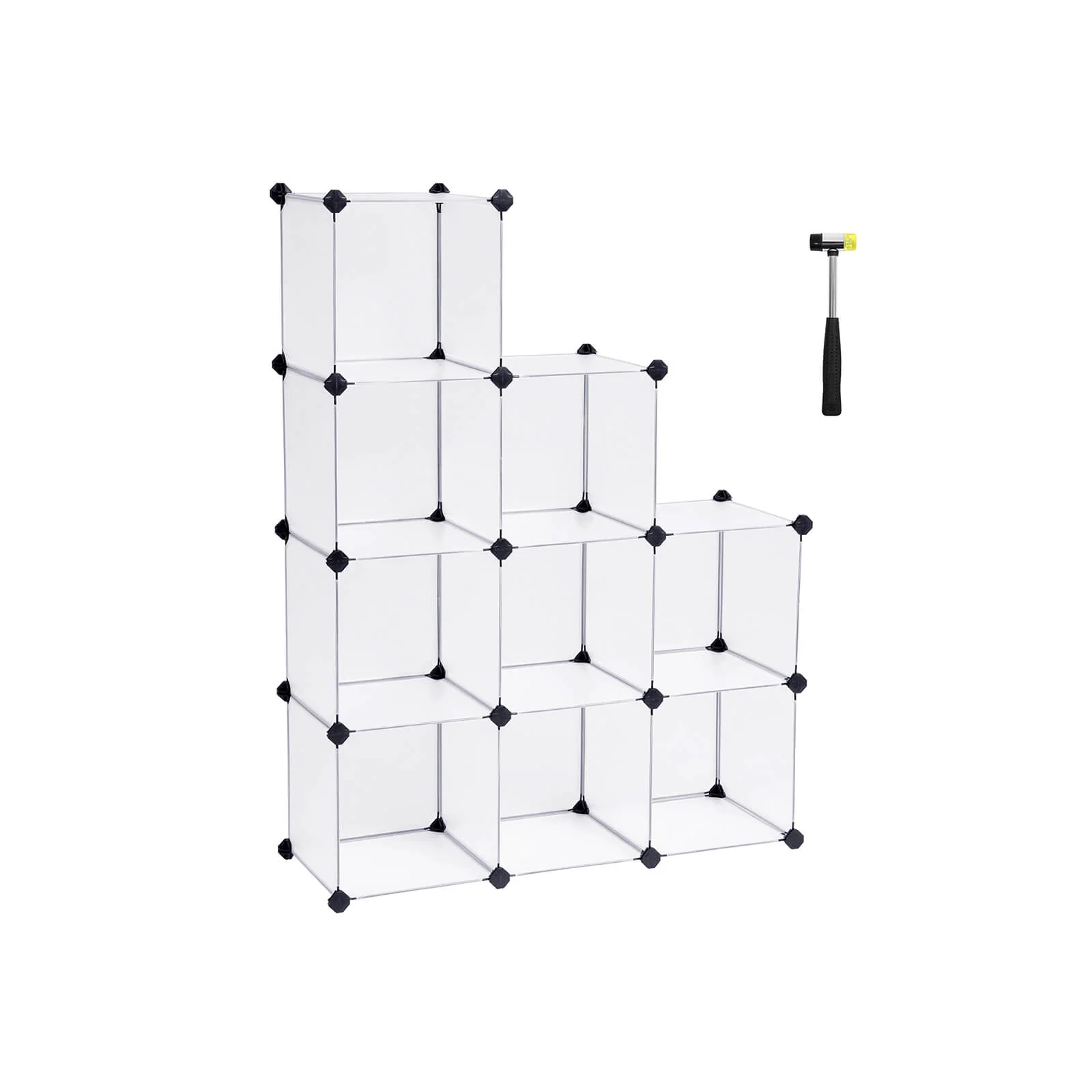 Meuble 9 casiers blanc