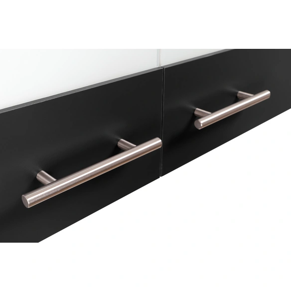 Pantry-Küche »Merle«, BxHxT: 100 x 200 x 200 cm, schwarz