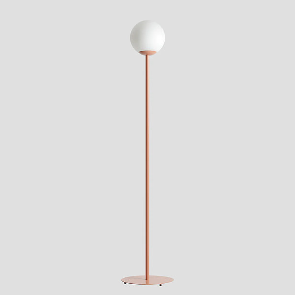 Lampadaire métal et verre Pinne Corail H 162 cm - Aldex