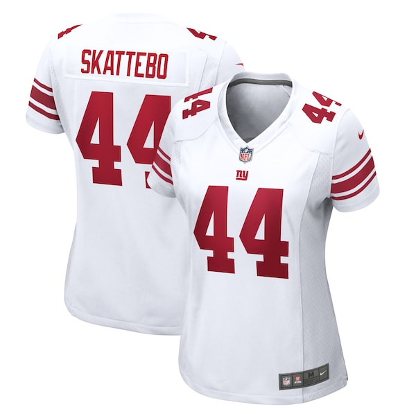 Cam Skattebo New York Giants Nike Women's Game Jersey - White/Royal