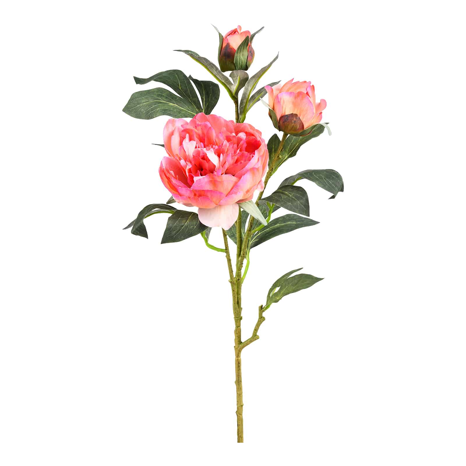 Kunstblume Pfingstrose Rosa,L 780 mm