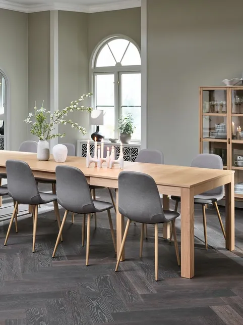 Spisebord KORSKRO 100x200/326 natur eg