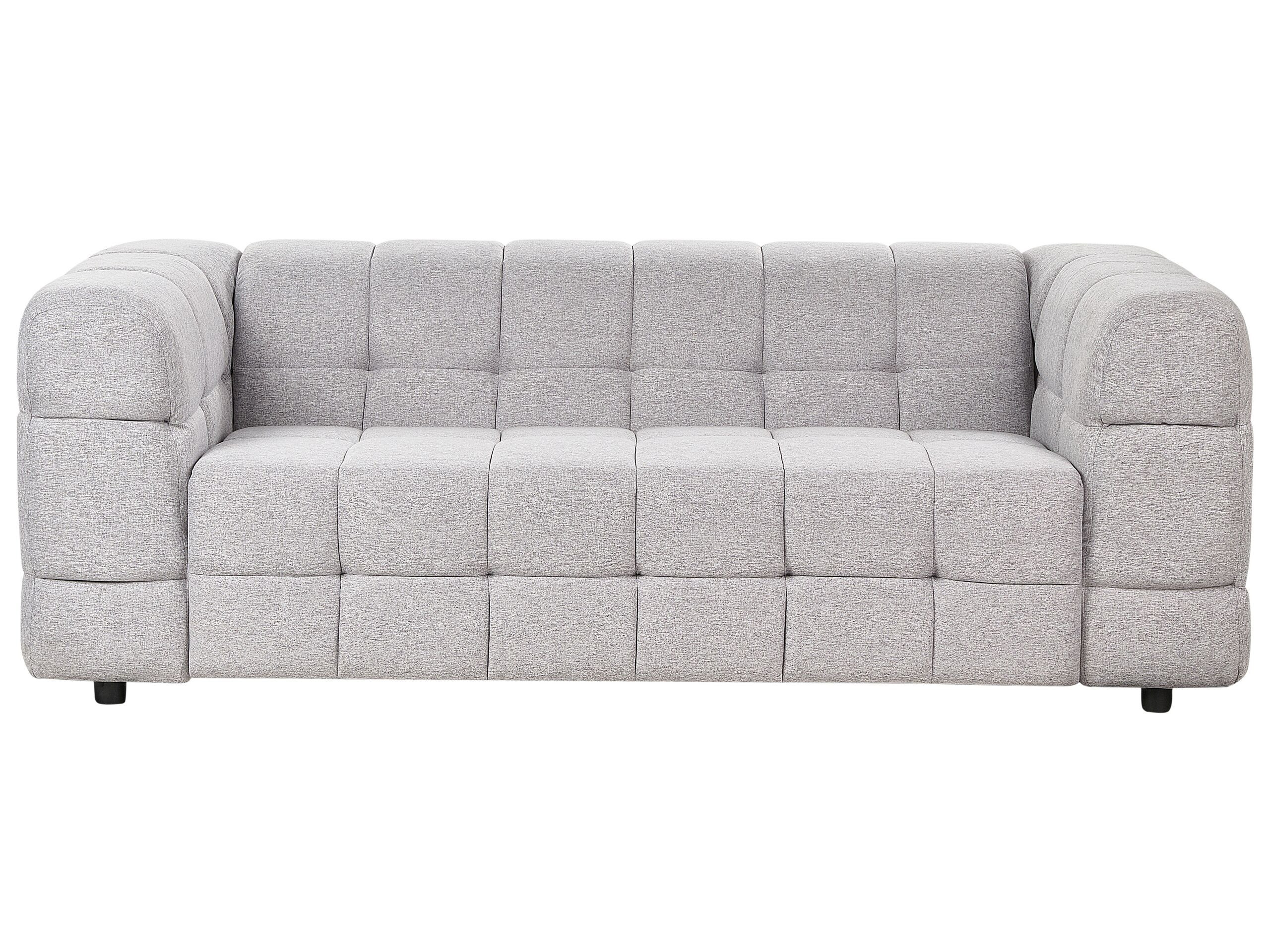 Sofa kanapa trzyosobowa tapicerowana szara