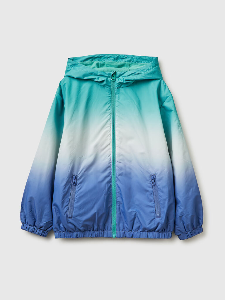 Tie-dye jacket with hood