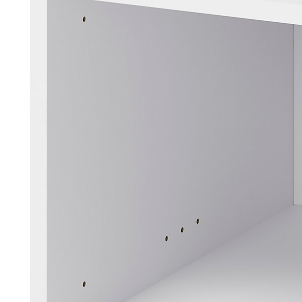 Caisson bas de cuisine GoodHome Caraway Blanc H. 51 cm x l. 60 cm