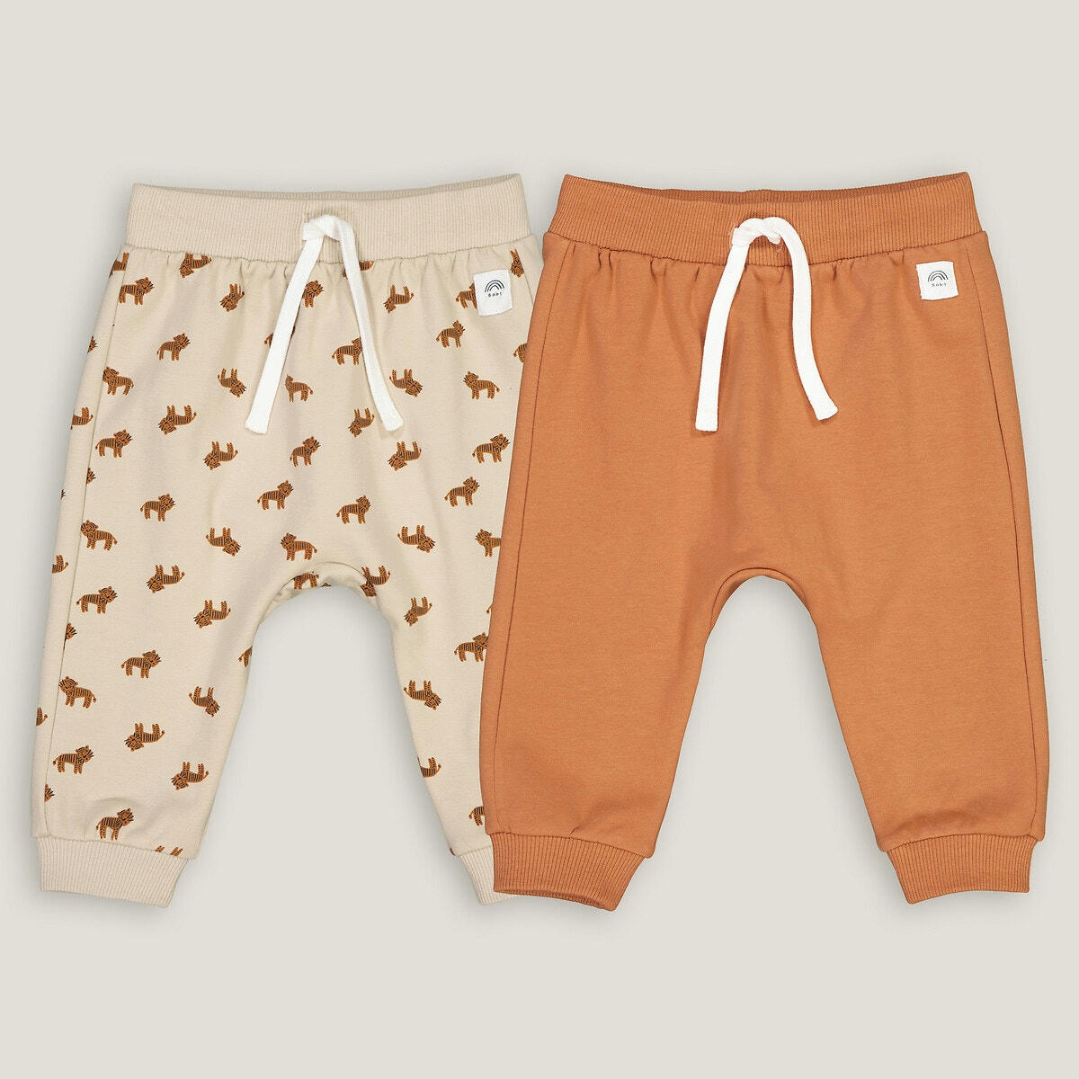 Lot de 2 pantalon de jogging en molleton