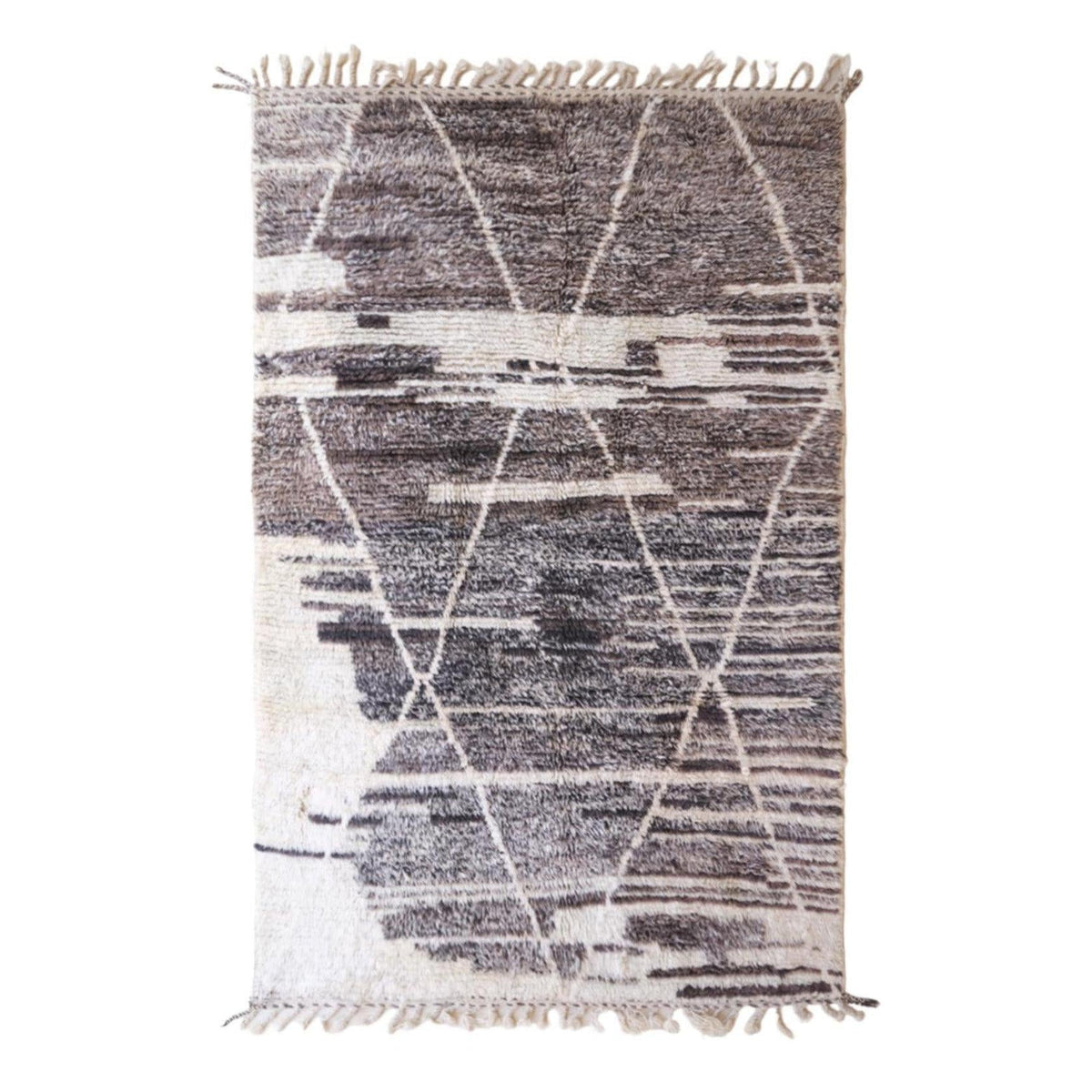 AFK Living vloerkleed Berber - handgemaakt - Wol - 80 cm x 240 cm