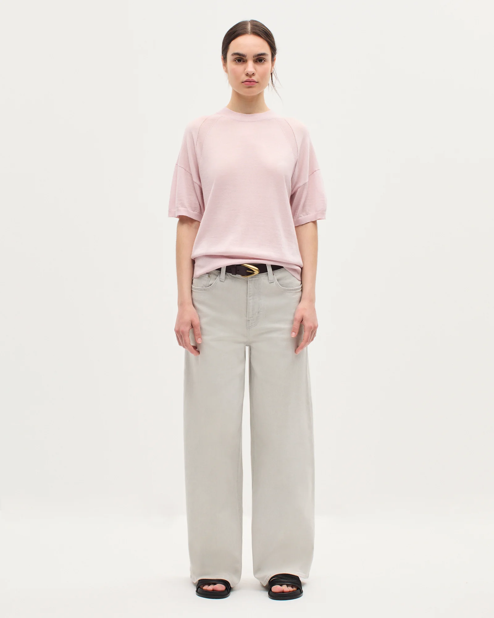 Pull en laine mérinos et soie