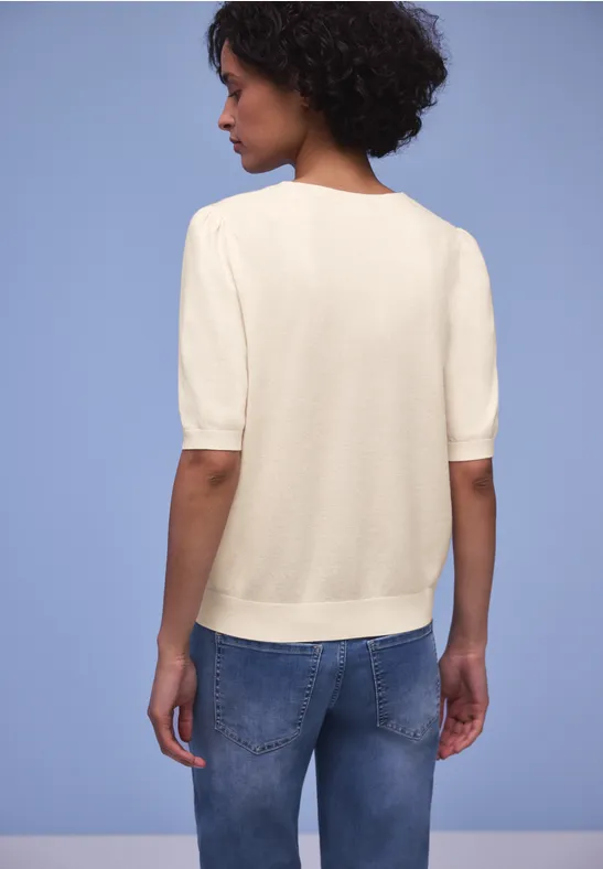 Pullover in Unifarbe