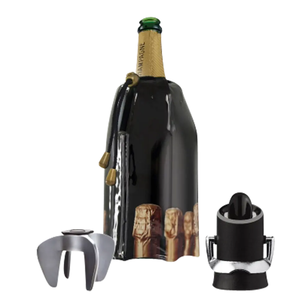Champagner Zubehör-Set 3-teilig Sem