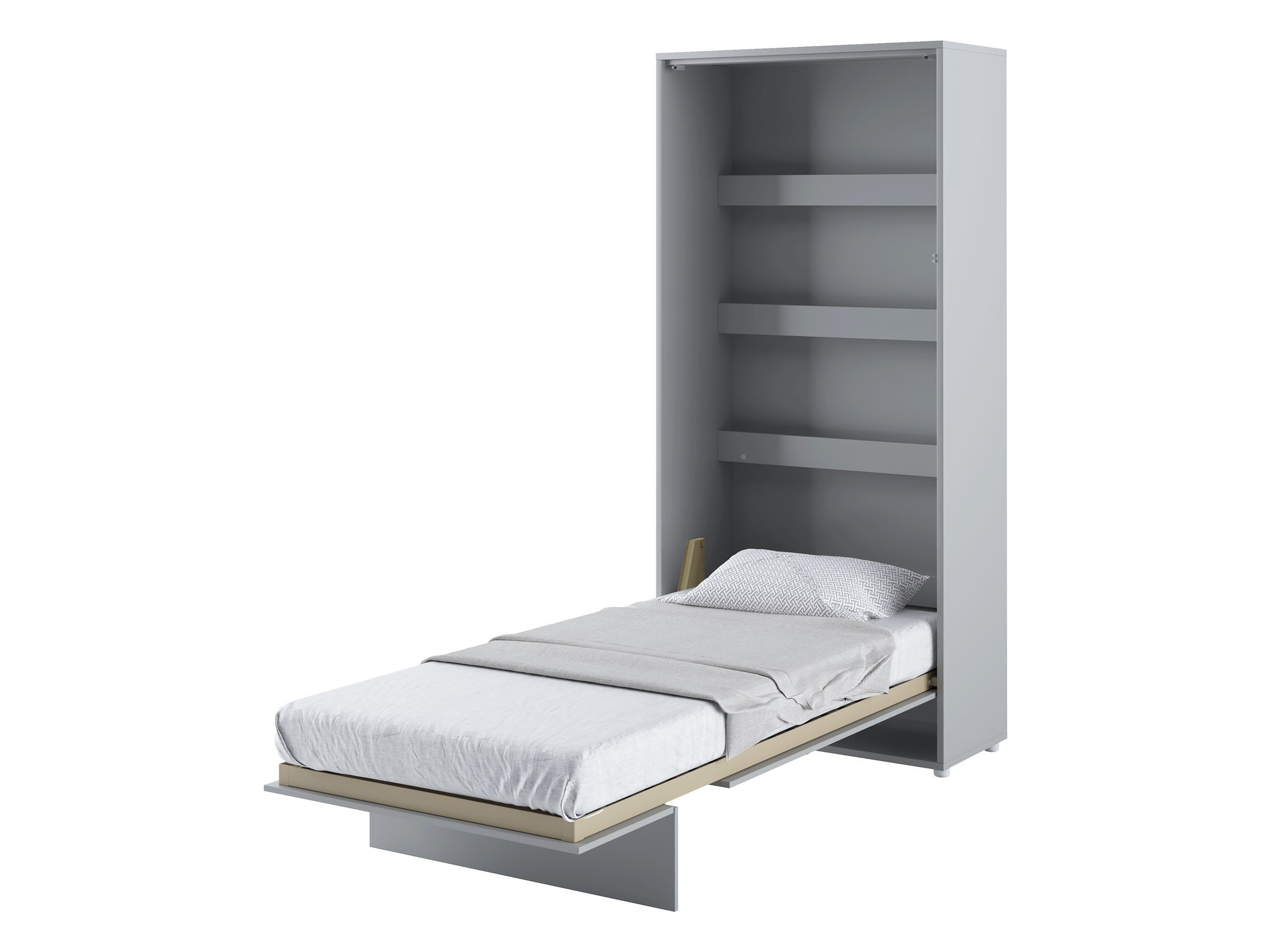 Półkotapczan Bed-Concept BC-03 90x200 z lampkami i oświeleniem LED