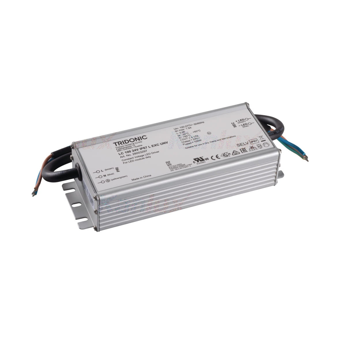 Zasilacz hermetycznyuniwersalny IP67 100W 24V UNV Kanlux 33423