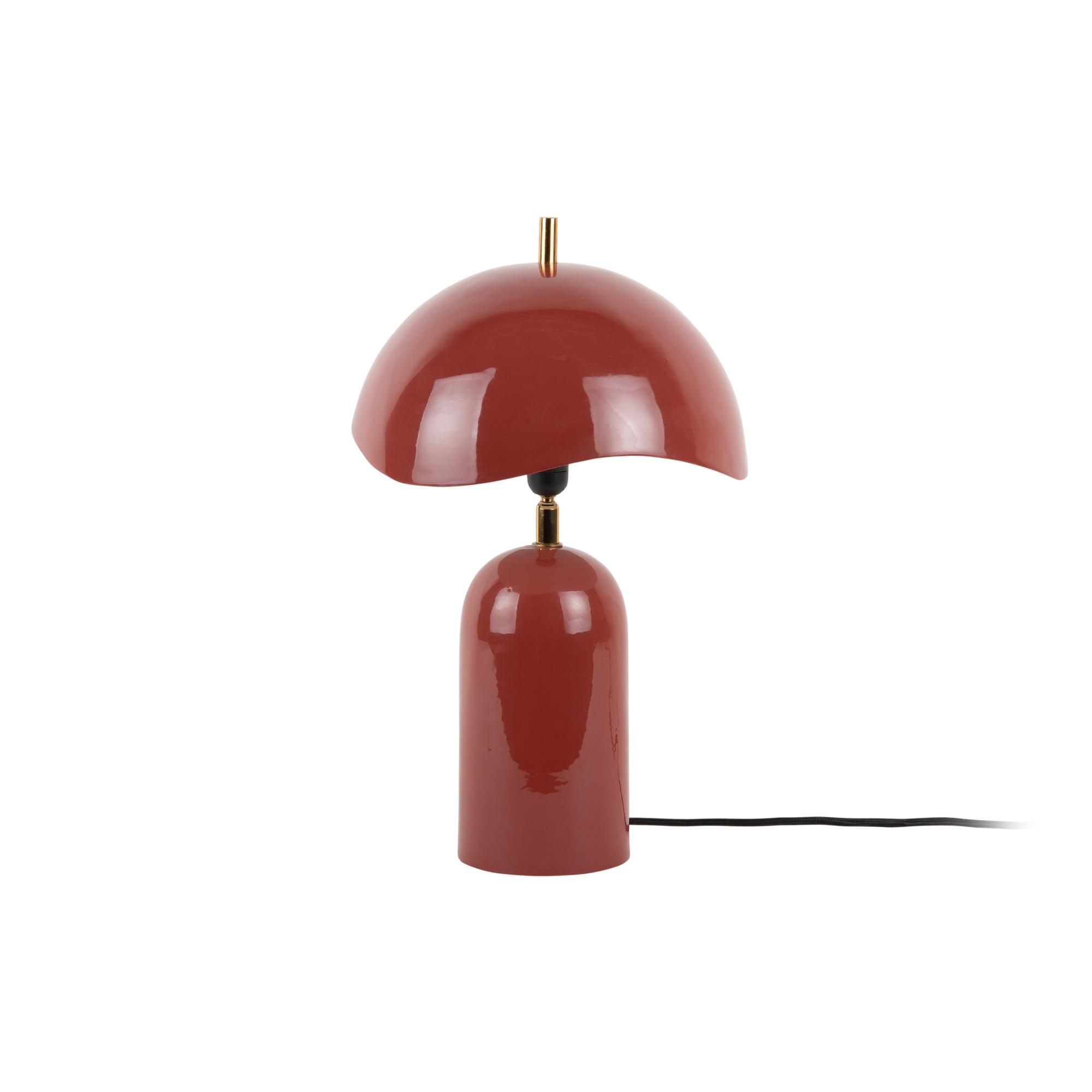 Leitmotiv tafellamp Querido - rood - 25x25x41cm - Paddenstoellamp