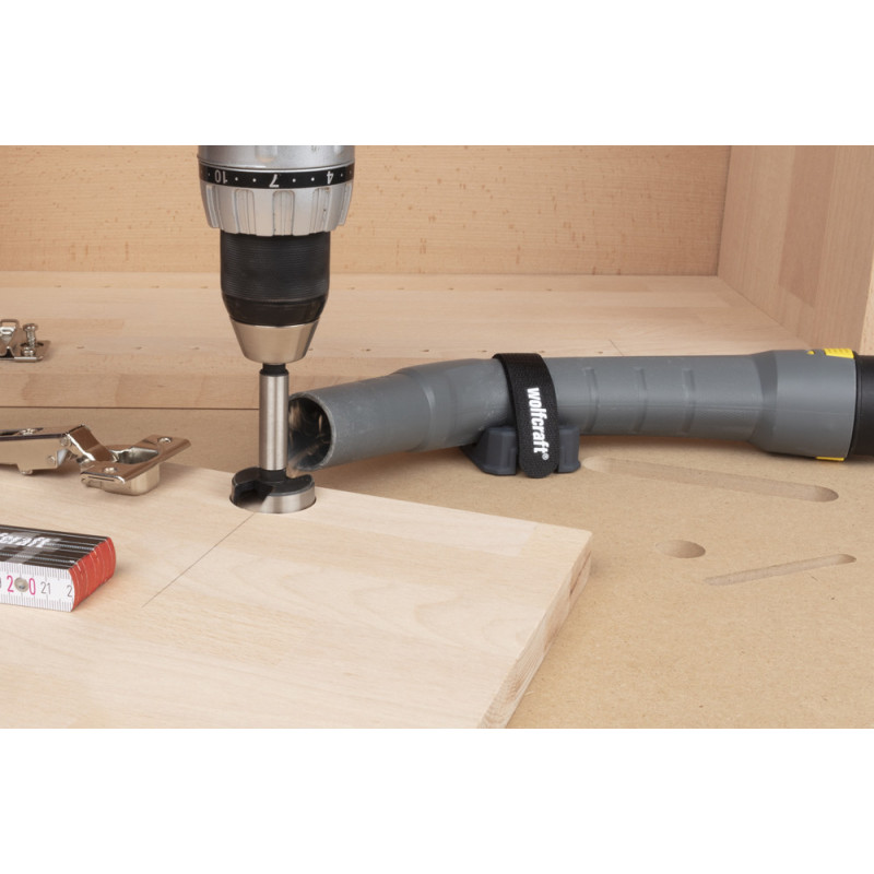 Support pour tuyau d'aspirateur WOLFCRAFT