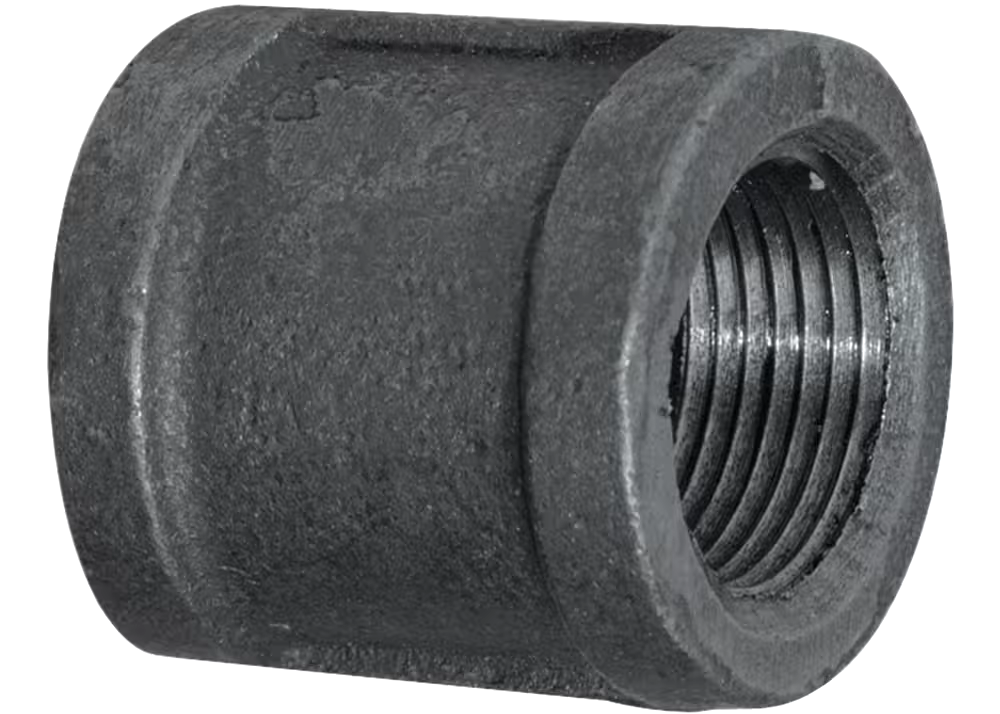 Aqua-Dynamic Galvanized Black Iron Fitting Coupling, Female Pipe Thread, 3/4-in
