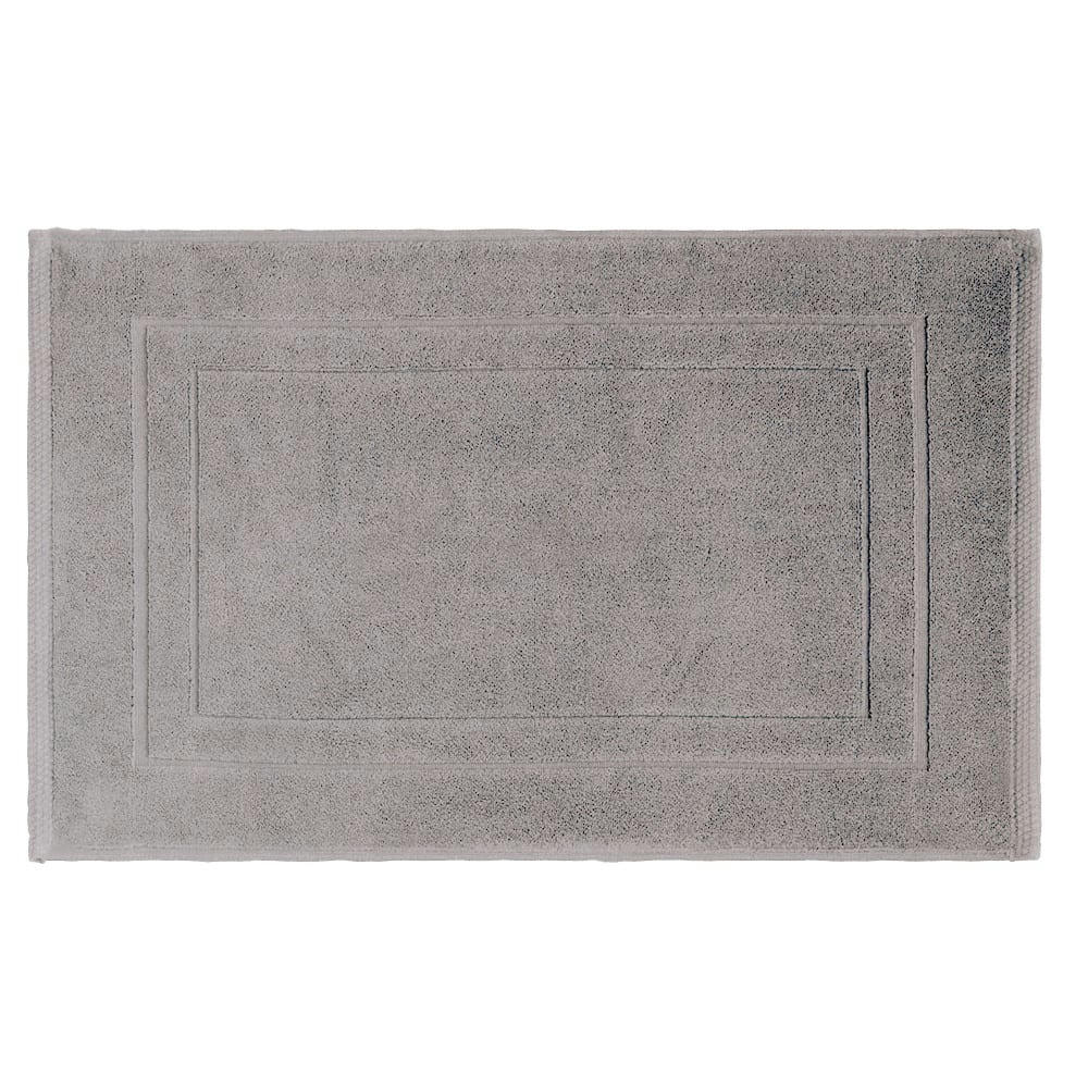 - Tapis de bain  pur coton bleu 50x80