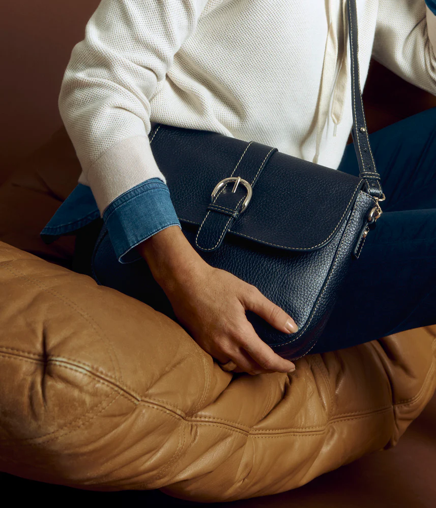 Sac bandoulière en cuir SULKY/84203/500