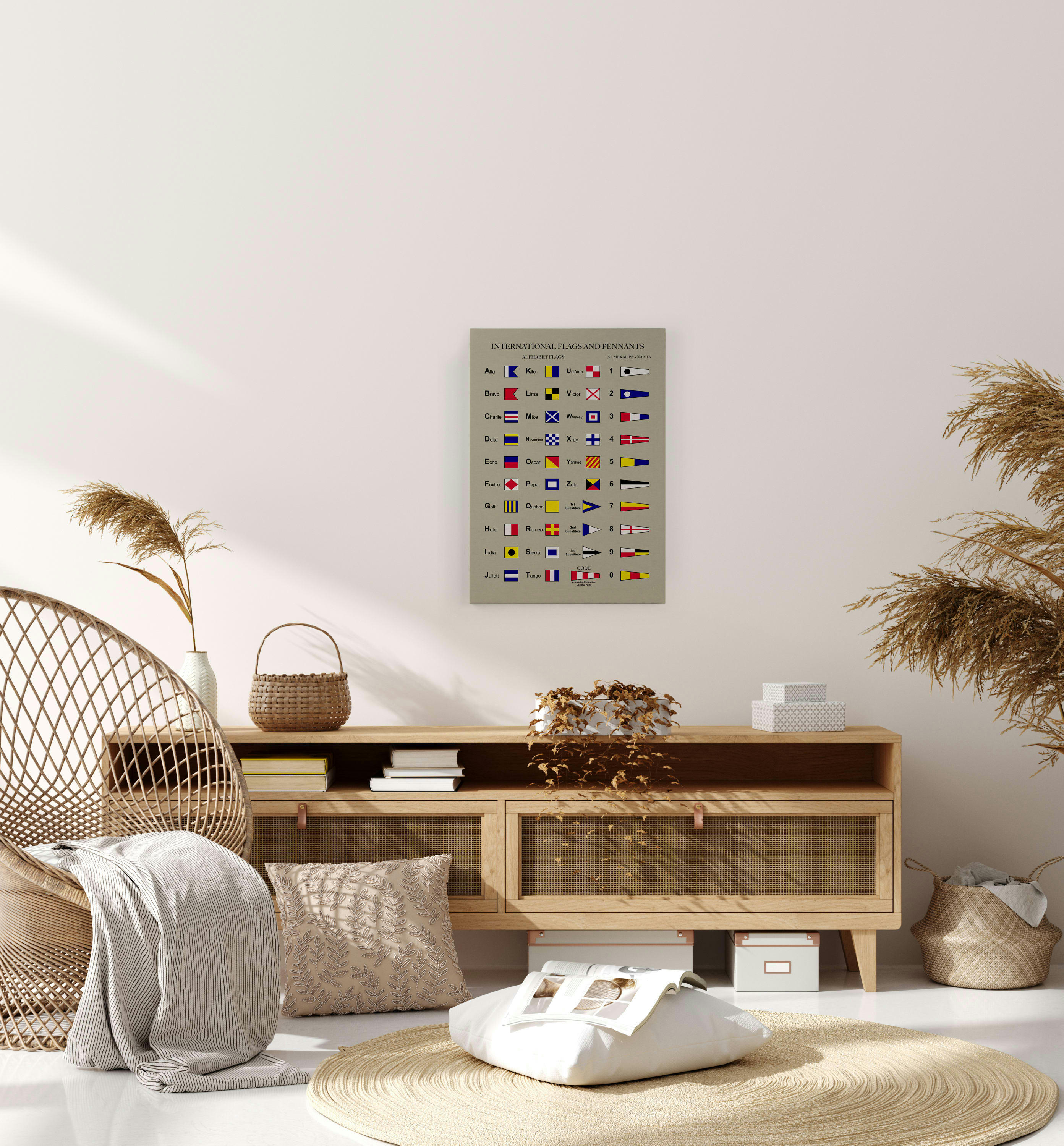 FLAGS - Peinture sur toile 60x40 imprimé HD Drapeaux