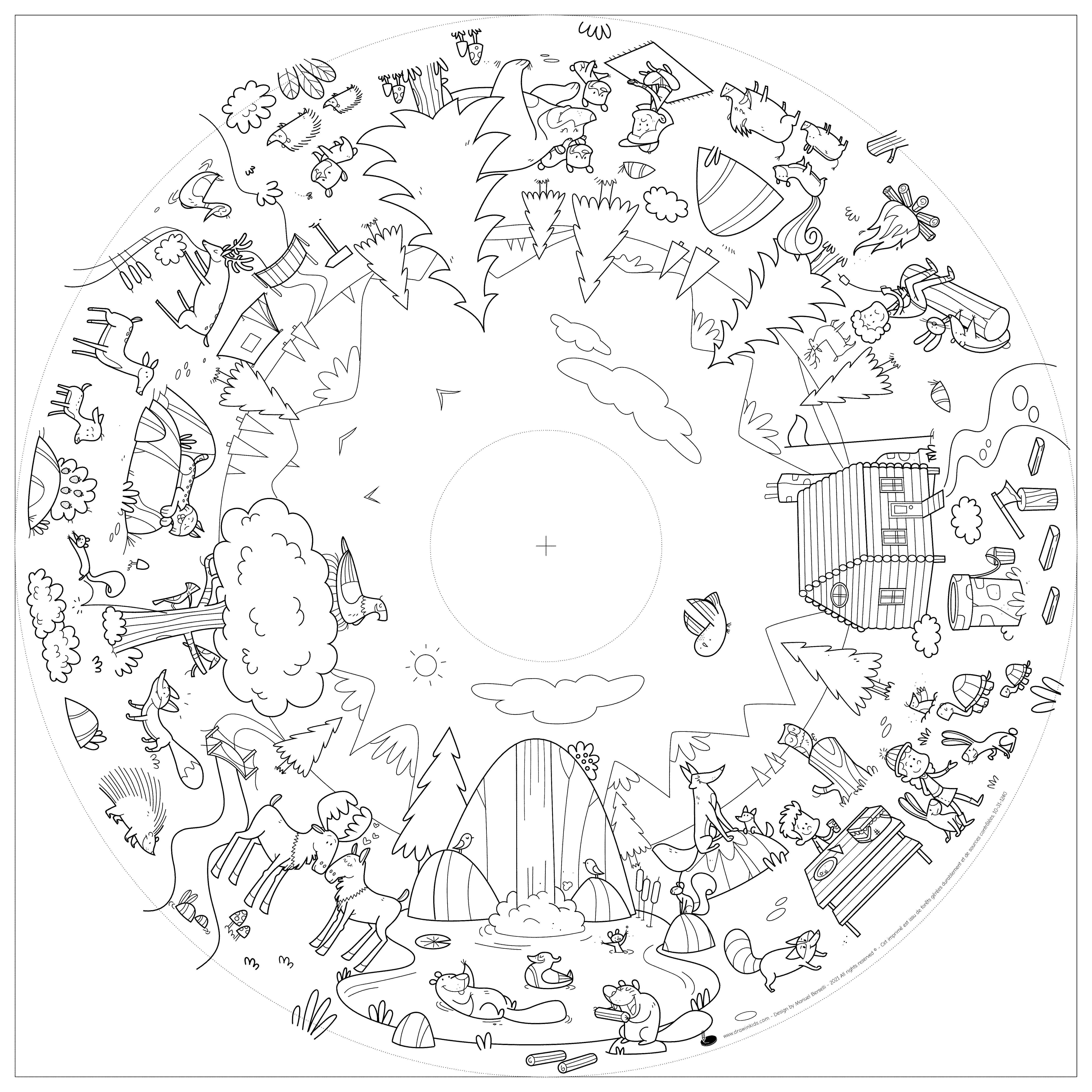 FUN ACTIVITIES - Table à dessiner multifonction D70cm et 2 tabourets