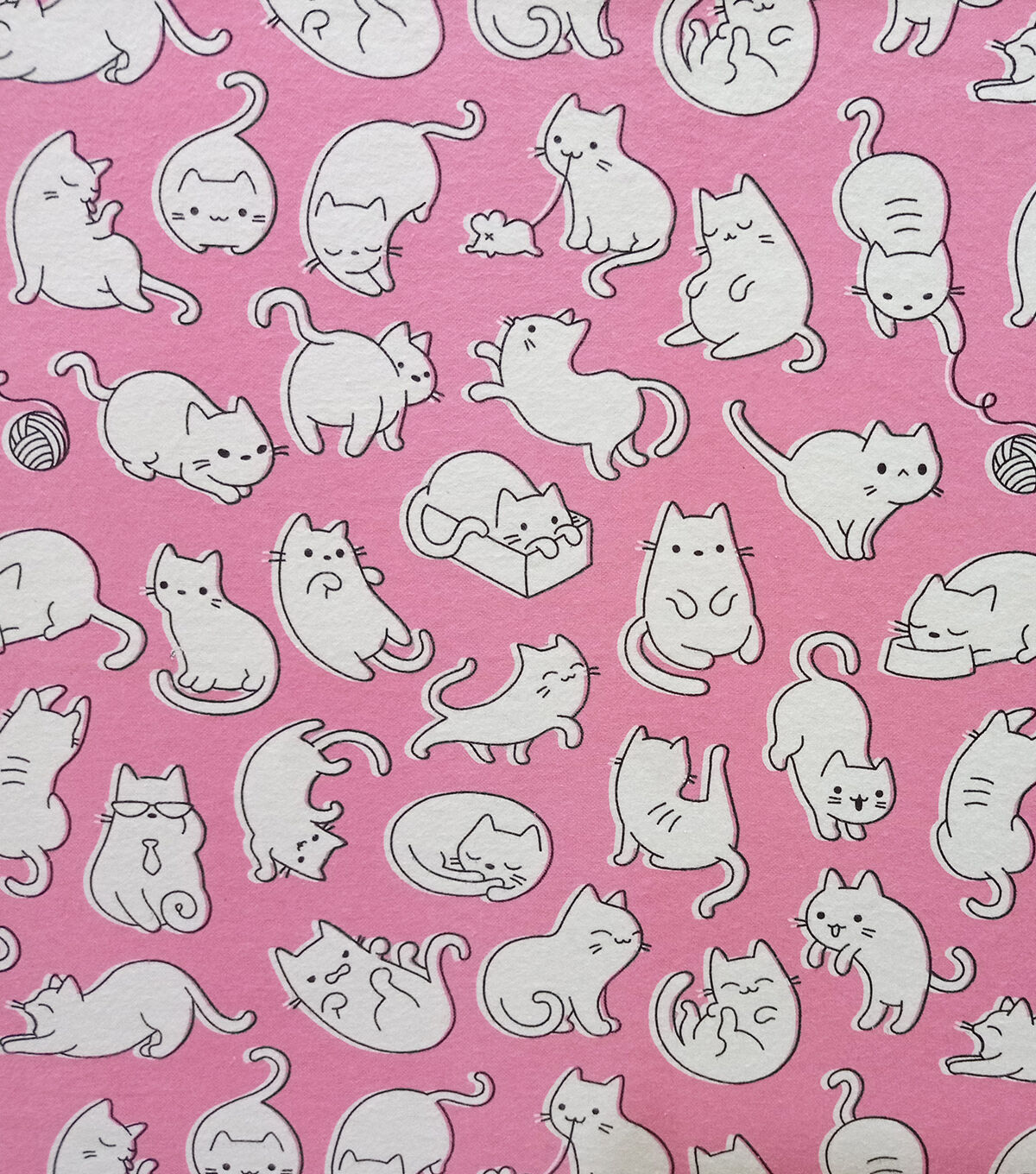 Playful Cats Super Snuggle Flannel Fabric