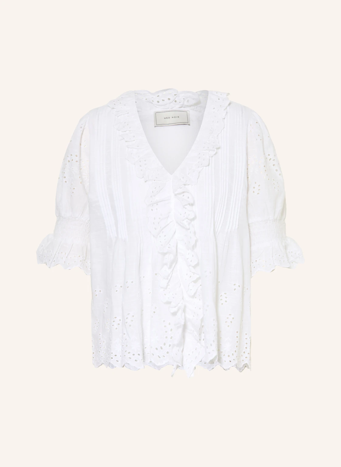 NEO NOIR Blusenshirt TALISE mit Lochspitze