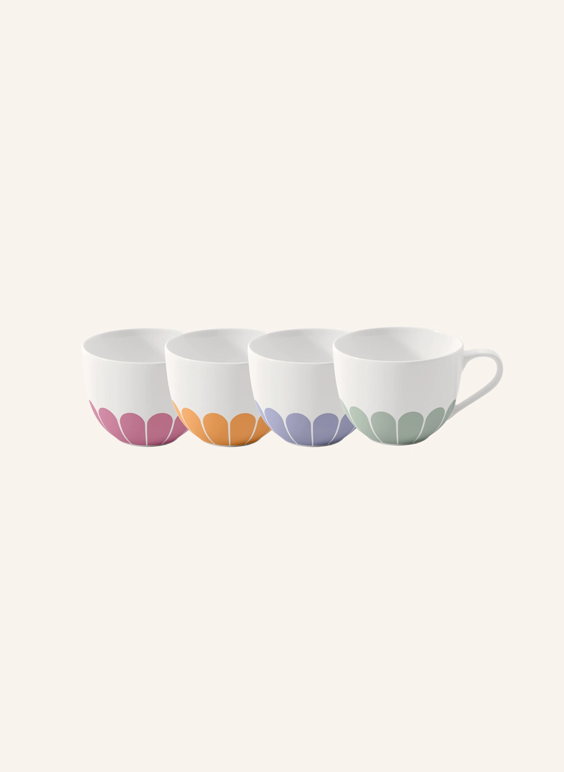 Villeroy & Boch Espressotasse 4tlg. FLEUR COULEUR