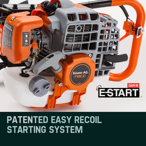 NNEMB Post Hole Digger 75CC Posthole Earth Auger Fence Borer Petrol Drill Bit