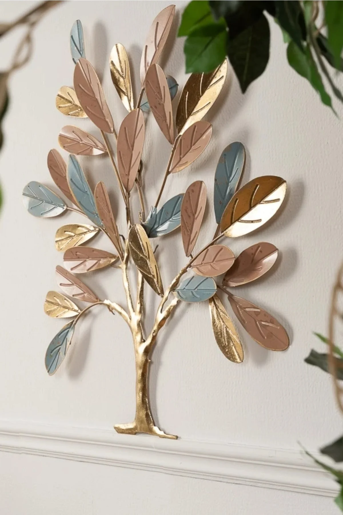 Tree Shaped Metal Wall Art