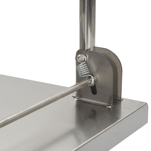 NNEVL Platform Wagon Silver 82x53x86 cm Stainless Steel