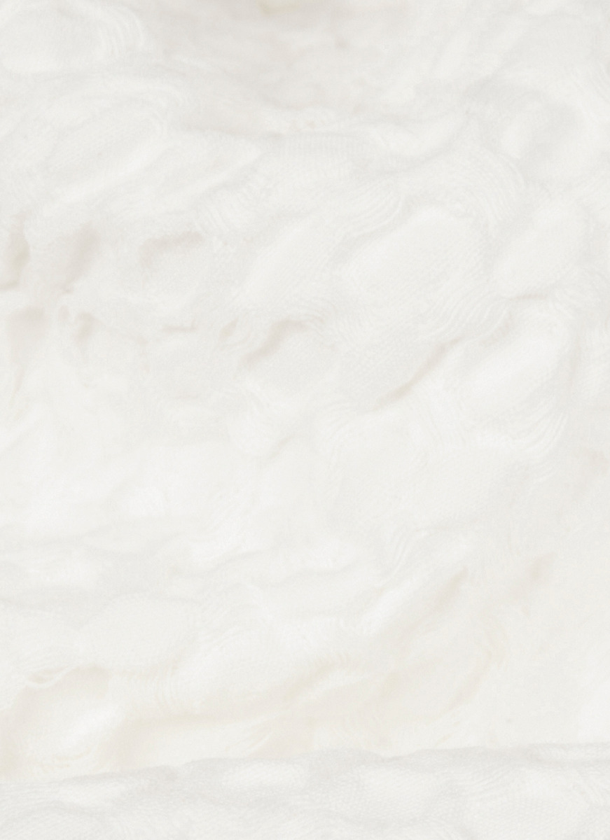 JETÉ DE LIT EN COTON LAVÉ NID D'ABEILLEECRU