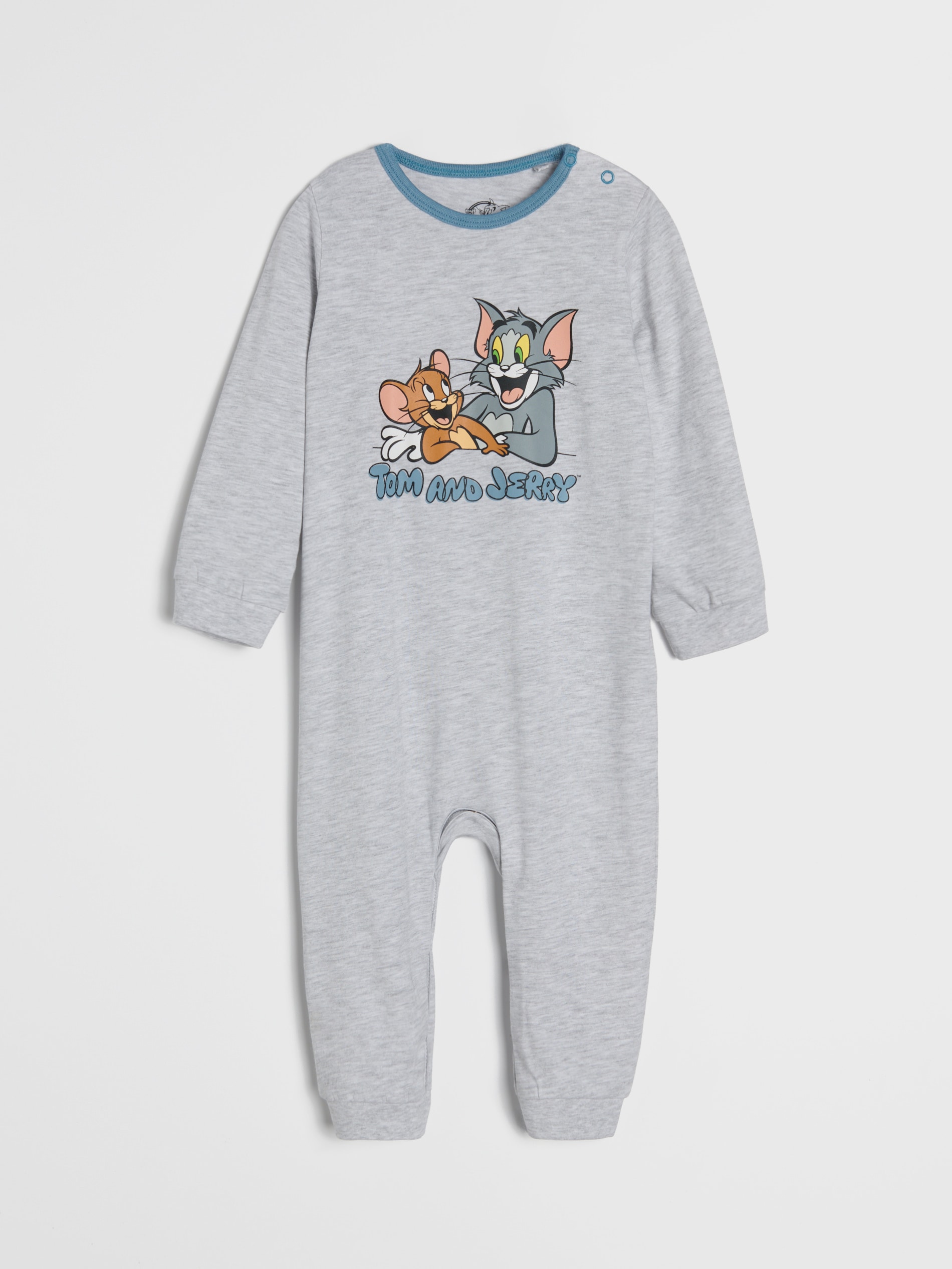 Bawełniany pajacyk z nadrukiem Tom i Jerry