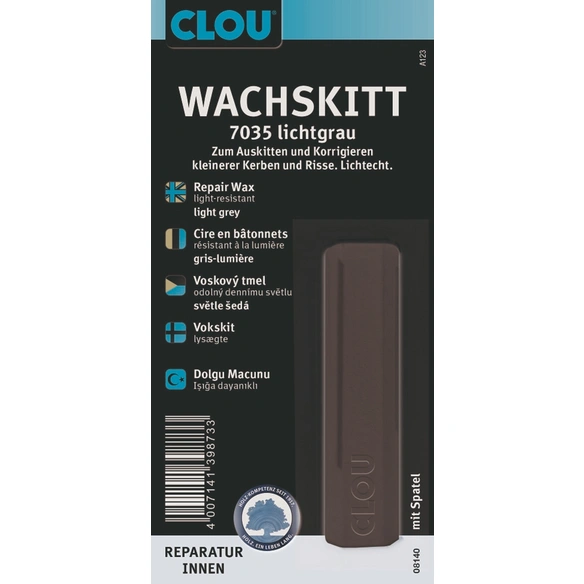 Wachskitt, 15 g, lichtgrau, seidenmatt, geruchlos