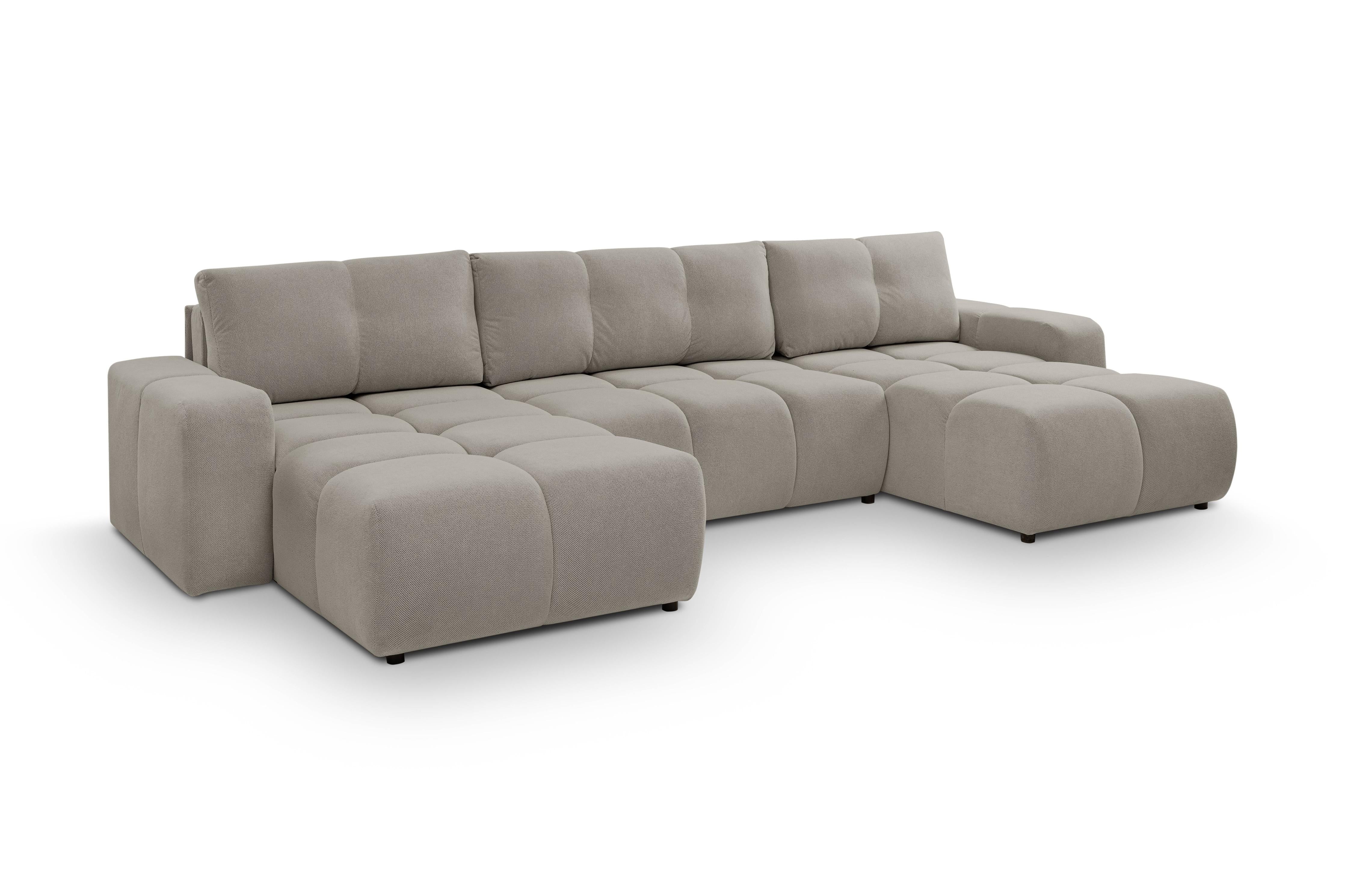 U-slaapbank SOLA chenille