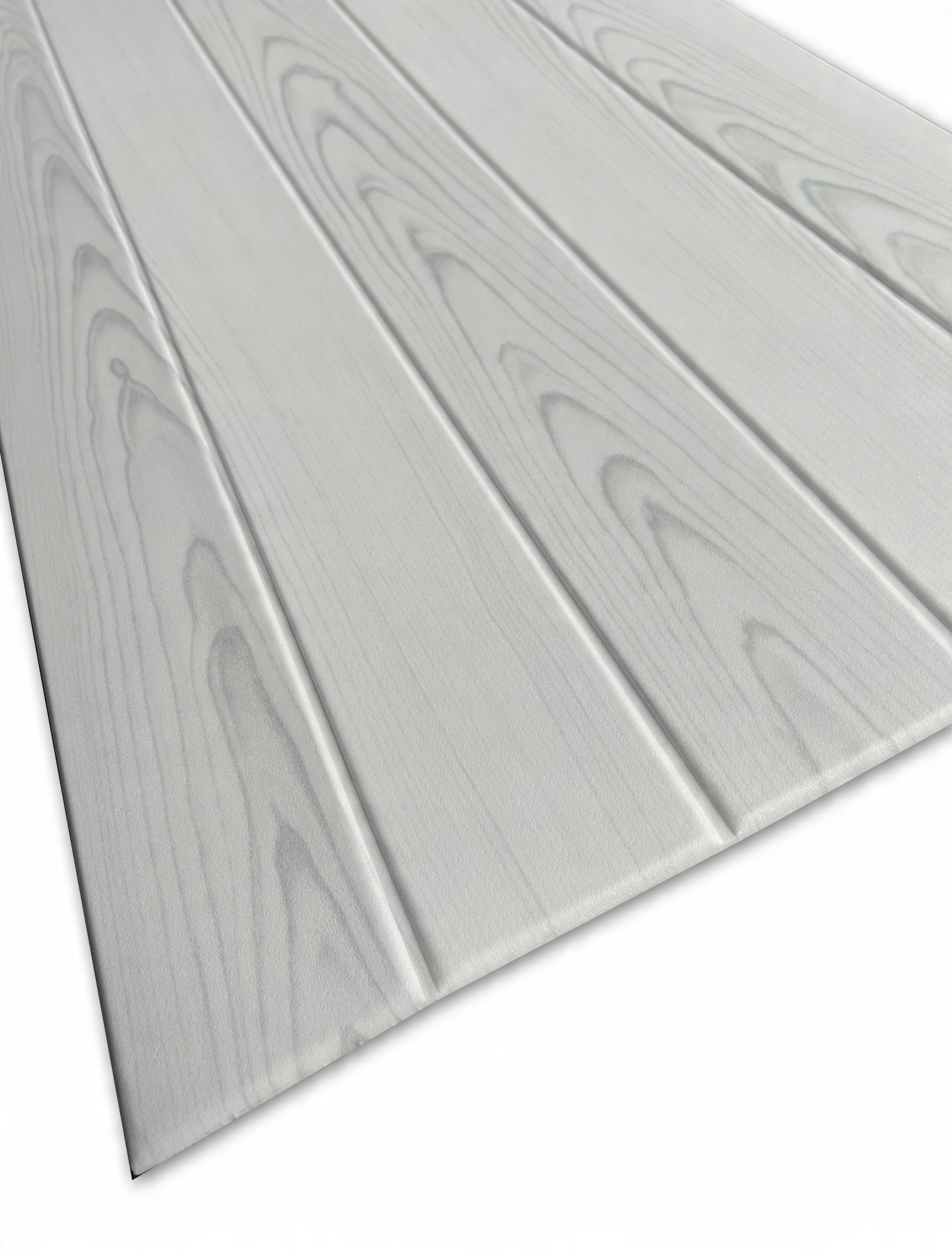 Panele Ścienne Kasetony Szare Drewno Deska Sosna Srebrna 100X50Cm - 02Xl