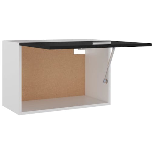 NNEVL Hanging Cabinet Black 60x31x40 cm Chipboard