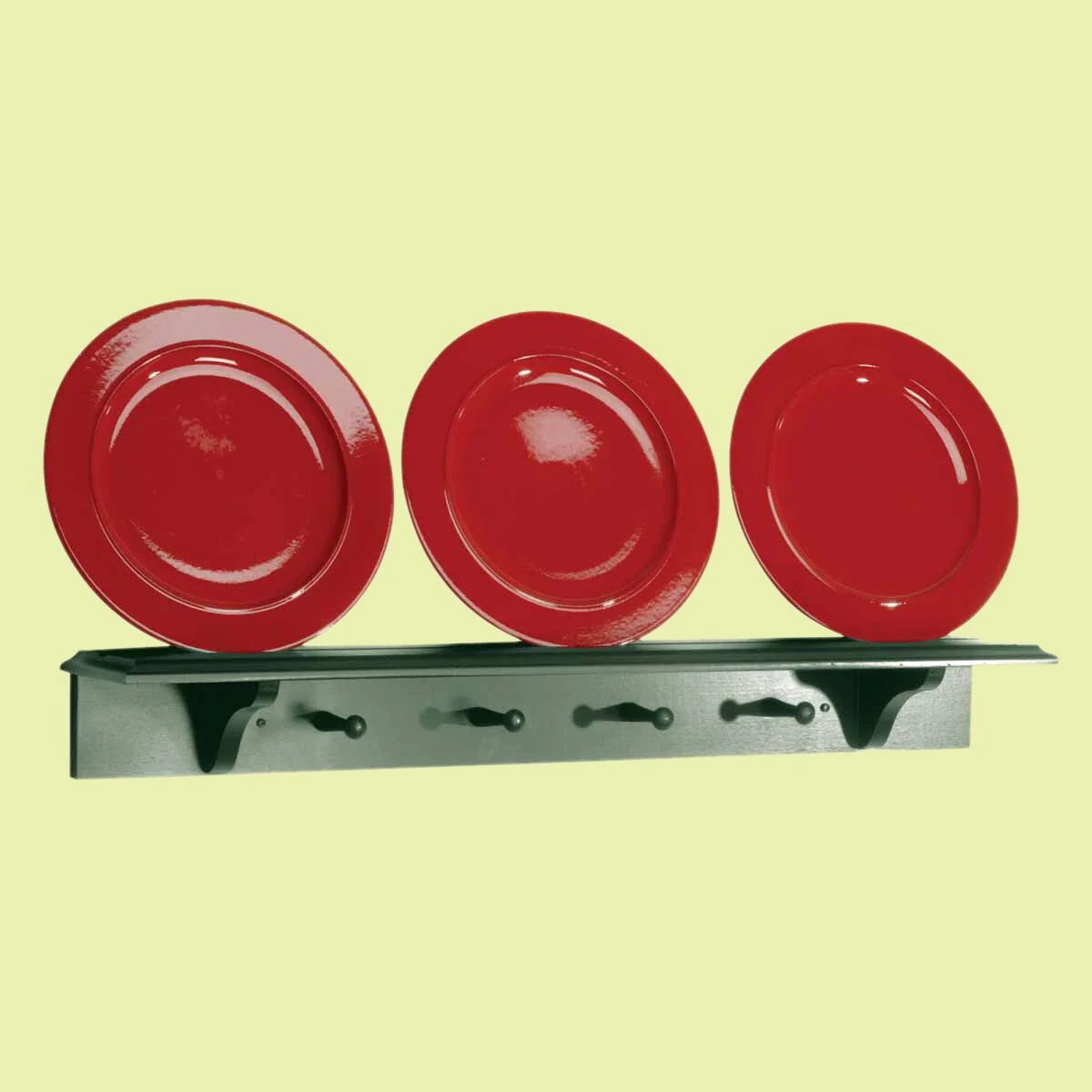 Kitchen Plate Racks Green Pine 4 3/8 x 36 1/2 | Renovator's Supply