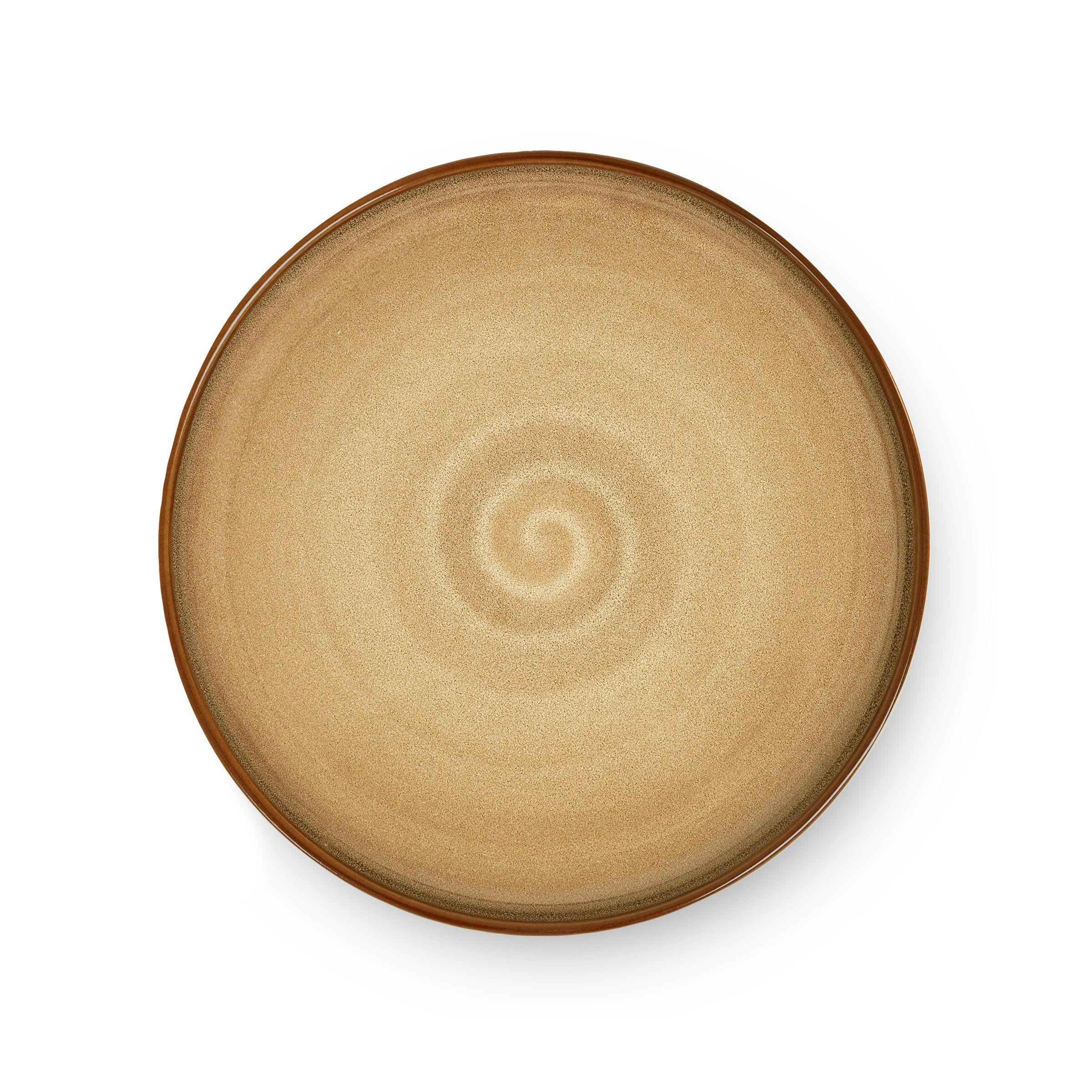 HARRY - Service vaisselle en Grès Marron clair