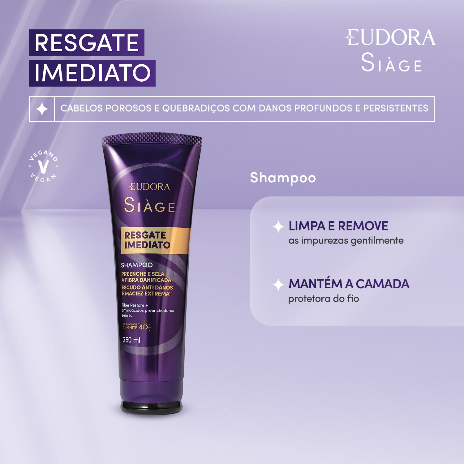 Shampoo Siàge Resgate Imediato 250ml