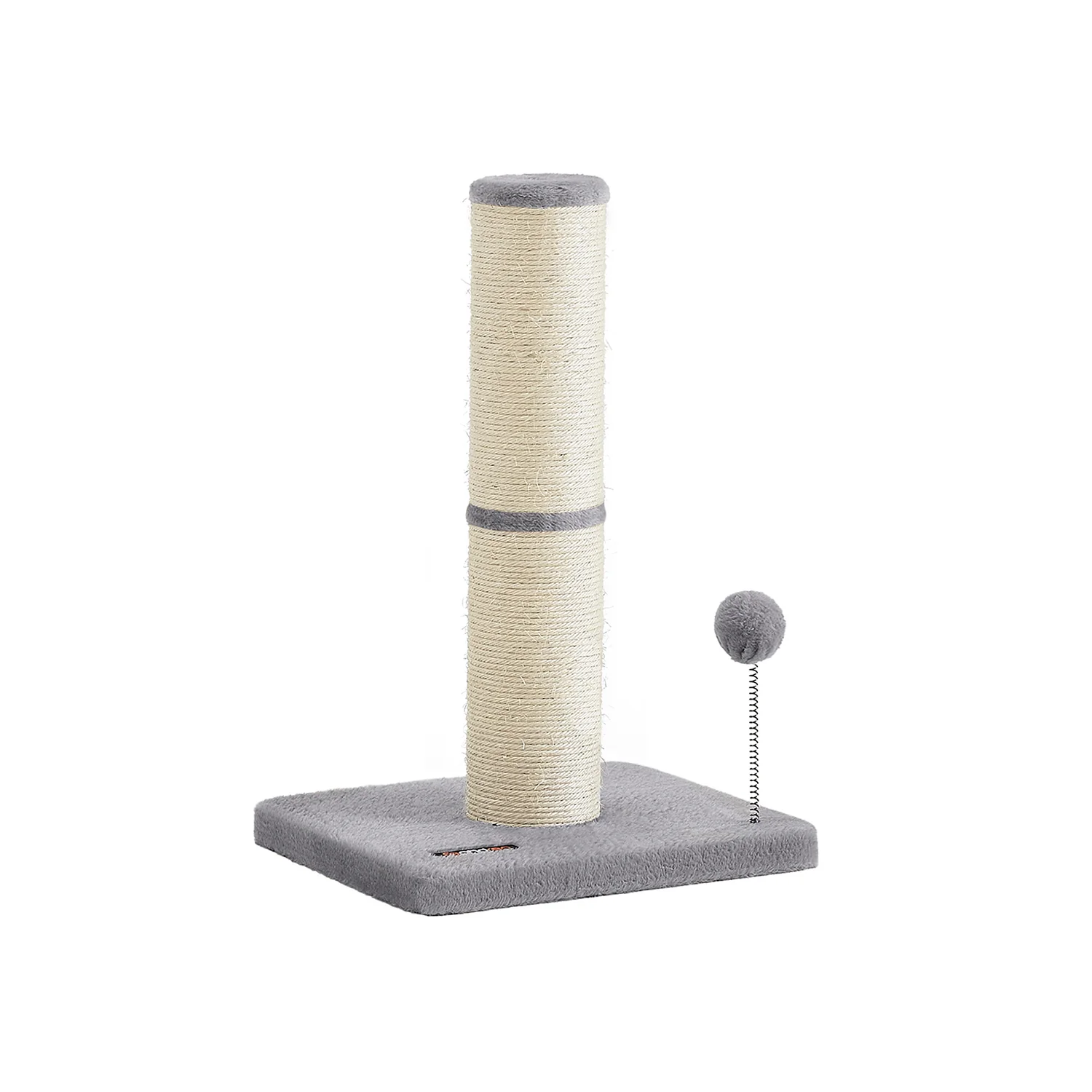 Griffoir pour chat 53 cm de haut gris tourterelle